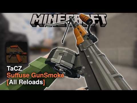Suffuse GunSmoke Pack - All Weapon Reload Animations | Minecraft TaCZ Mod | v1.0.8b | By m200_y