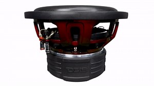 DS18 EXL-X10.4D Subwoofer in Black - 10" Speaker, 1750W Max Power, 850W RMS Power, Fiber Glass Dust Cap, Red Aluminum Frame, DVC, 4 Ohm Impedance, Ferrite Magnet (1 Speaker)
