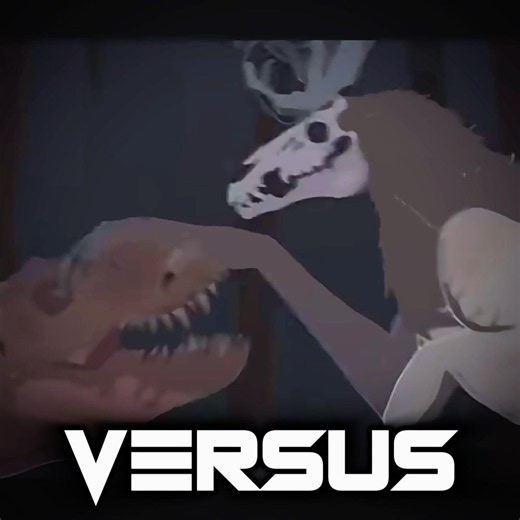 T-Rex vs Wendigo #dinosaur #cryptid #wisedit #trex #wendiego #edit #dogood #dontflop #animation