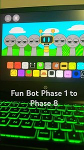 Fun Bot Phase 1 to Phase 8 #sprunki #incredibox