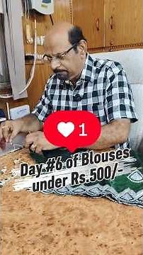 Day 6 | Stylish Saree Blouse Designs Under ₹500 | Navratri & Wedding Ready Blouse #blousedesign