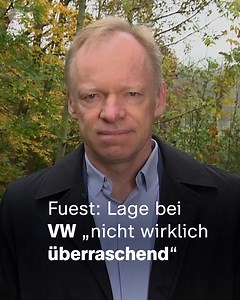 13K views · 162 reactions | Die Lage bei VW komme "nicht wirklich überraschend", sagt Clemens Fuest vom ifo-Institut für Wirtschaftsforschung. | ZDF heute | Facebook