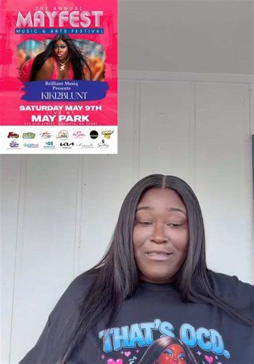 Mayfest this Saturday at May park come see me perform and meet and greet 💕✨ it’s FREE🔥#whywouldicheat #thatsnasty #thatsocd #igotsensitiveskin #bingbingbing