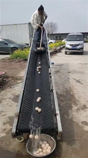 Folding belt conveyor debugging process