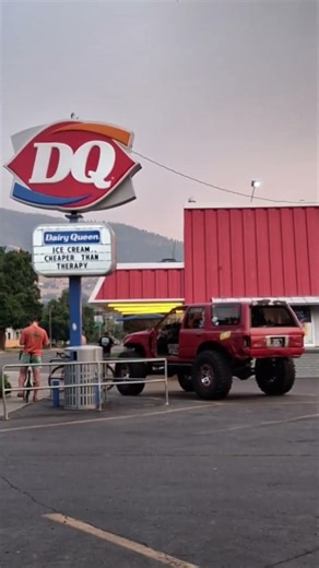 just drive it , even if its for ice-cream... #4runner #wheeler #toyota #ice -cream #cleanwheeler