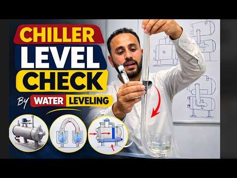 Chiller Level Check By using water leveling method in Urdu/Hindi