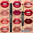 Matte Double Head Lipstick Lip Liner Waterproof Pencil Pen Long Lasting Makeup  | eBay UK