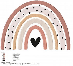 Pretty Rainbow Machine Embroidery Design, Cloud Embroidery Design, Rainbow Embroidery Designs, Baby Girl Embroidery File 5x7 Hoop - Etsy