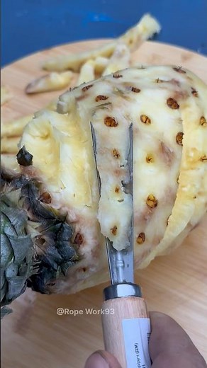 Peel a Pineapple in Seconds with This Simple Tool!