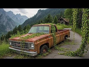 Restoring a 1978 GMC General Truck Abandoned for 9 Years in the Mountains | The entire process
