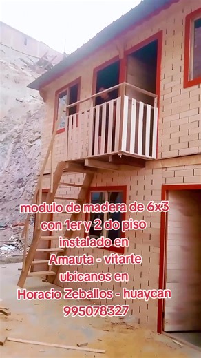 Diseños de casas de madera en Huaycan