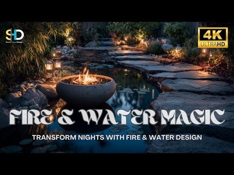 Designing the Perfect Outdoor Ambiance with Fire and Water Elements