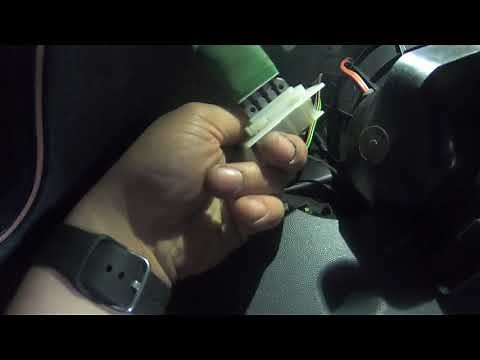 How to replace heater resistor Vauxhall Corsa C