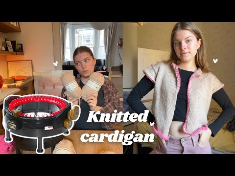 Knitted cardigan tutorial I Addi Knitting machine