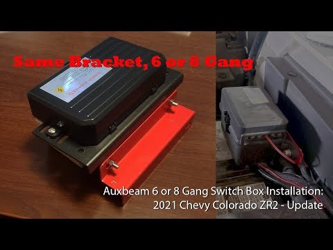 Auxbeam Switch Box Installation and Mount: Chevy Colorado ZR2: 6 & 8 Gang UPDATE