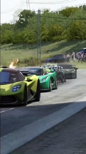 Kawasaki H2R SC vs Hypercars #shorts #bike #kawasaki #kawasakininja #supercars #car #superbike #race