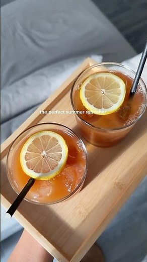 black lemon iced tea