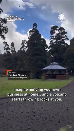 Volcano Throws Rocks at People!