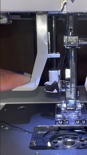 Automatic needle threader ll how to use automatic needle threader #sewing #pov