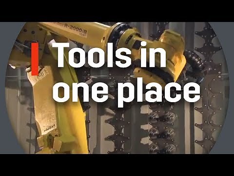 Fastems central tool storage (CTS) for CNC machine tools