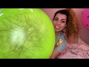blowing up beach ball