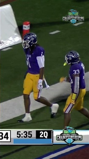 Tamarion Watkins gets a Pick 6 at the South Carolina State Championship! #football #touchdown
