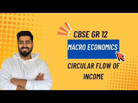 Circular Flow of Income | Class 12 Macro Economics Chapter 2 | Complete Explanation