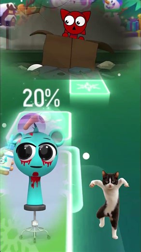 SPRUNKI FunBox HELP! 😱 | Pure Sprunki Animation | Tiles Hop EDM Rush