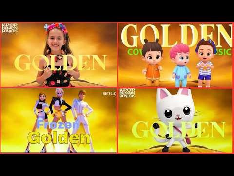 GOLDEN but Kids & Cartoons Sing It 😱✨