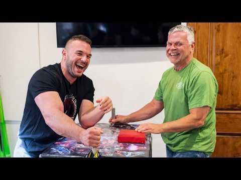 Ermes Gasparini & John Brzenk Armwrestling