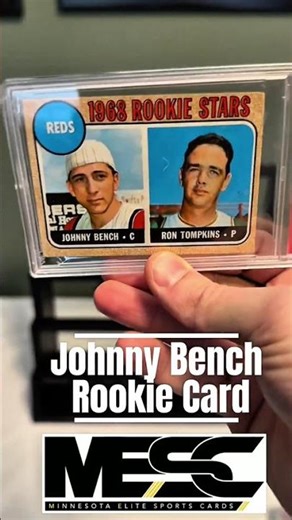 Johnny Bench Rookie Card: A Gem Worth Investing In #shorts