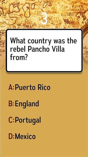From what country did the rebel Pancho Villa originate?