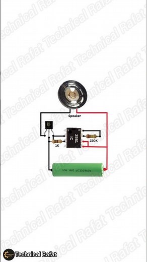 Police Siren Sound Circuit with UM3561 IC