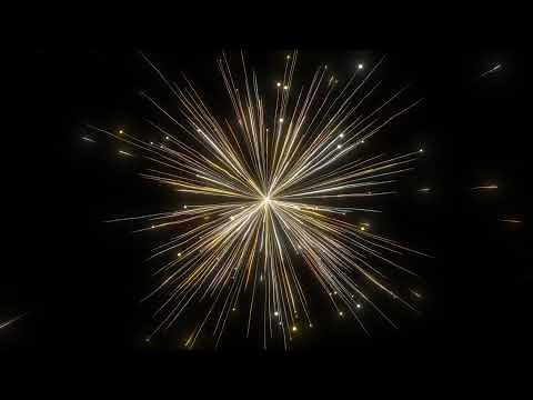 After Effects particle burst explosion yellow. particles overlay. Background video free download HD