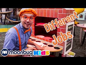 Different Jobs and Professions!!! | Explore with BLIPPI!!! | Educational Videos for Toddlers