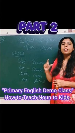 Primary English Demo Class | How to Teach Noun to Kids | Learn with Chanchal