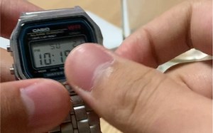 日常：卡西欧A159W佩戴，调松紧教程。