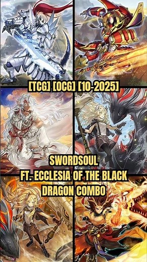 [TCG] [OCG] Swordsoul Ft. Ecclesia Of The Black Dragon Combo