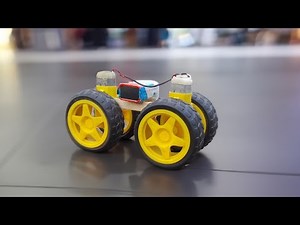 DIY Electric Car with Dual Gear Motors | 9V Battery Powered //Diy think