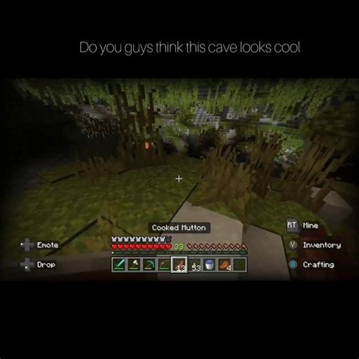 Minecraft cave #minecraft