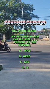 Grammar Quiz #49. #grammarchallenge #grammarlesson #grammarquiz #grammar #englishlearning #learningenglish #englishisfun #englishlesson #reels #reelsviral #viralreels #viralreelsfbpage | Learn English
