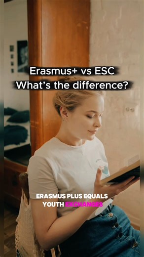 European Solidarity Corps | Youth Works Hub on Instagram: "🇪🇺✨ Erasmus+ vs ESC — What’s the difference? A quick guide for anyone trying to choose between Europe’s two biggest youth programmes: 🔵 Erasmus+ Youth Exchanges, Training Courses, and more! Learn, travel, build skills, join non-formal education activities and explore new cultures. 🟢 ESC Fully funded volunteering. Support local communities, grow personally, gain experience and make a real impact. 💡 Both are EU-funded opportunities — 