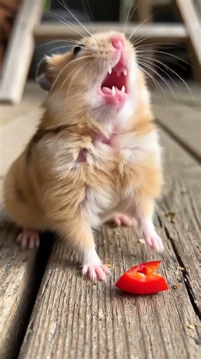 Hamster lost his mind