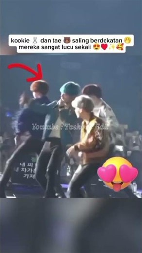 Tae 🐻 dan Kookie🐰 sosweet banget 😍❤✨