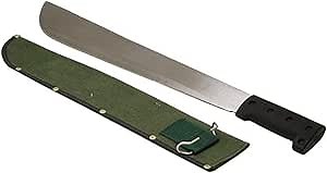 Coleman 18" Steel Machete with Protective Sheath Great for Clearing Brush & Attaches to Belts