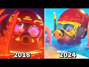 ASTRO BOT Octopus Boss Fight Comparison | ASTRO BOT: Rescue Mission VR (2018 vs. 2024)