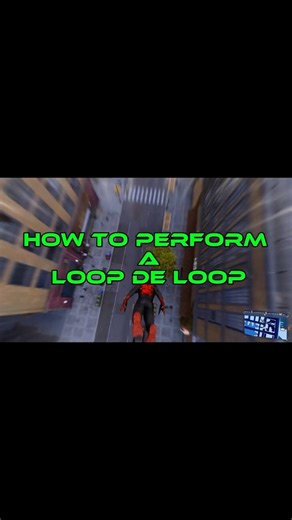 Loop-de-loop tutorial in Marvel’s Spider-Man 2 | Easy guide with L3 + R2 controls #spiderman #gaming
