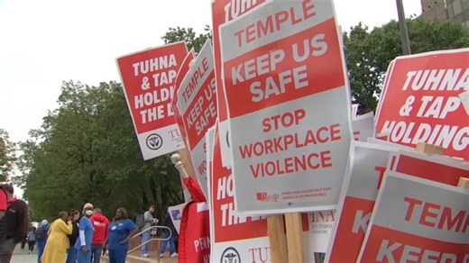 Temple nurses, staff extend strike deadline amid negotiations