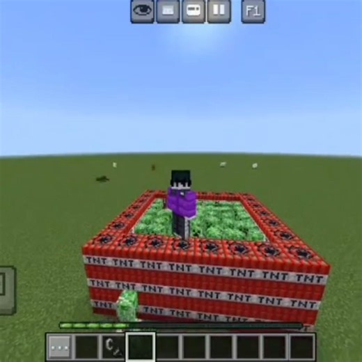 Minecraft Goat TNT Explosion 🐐💥