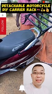 Diy motorcycle carrier rack🏍🛵 #diyideas #carrier #racks #veryuseful #highlightseveryone #trend #viewers #viralreelsfacebook #viewersreels #trendingreelsvideo #views1m #viralpost2025シ #videoviralシ #thankyouforwatchingmyreels #viralvideoシ #thankyouforyoursupport #Godblesseveryone | Mols C Datanam